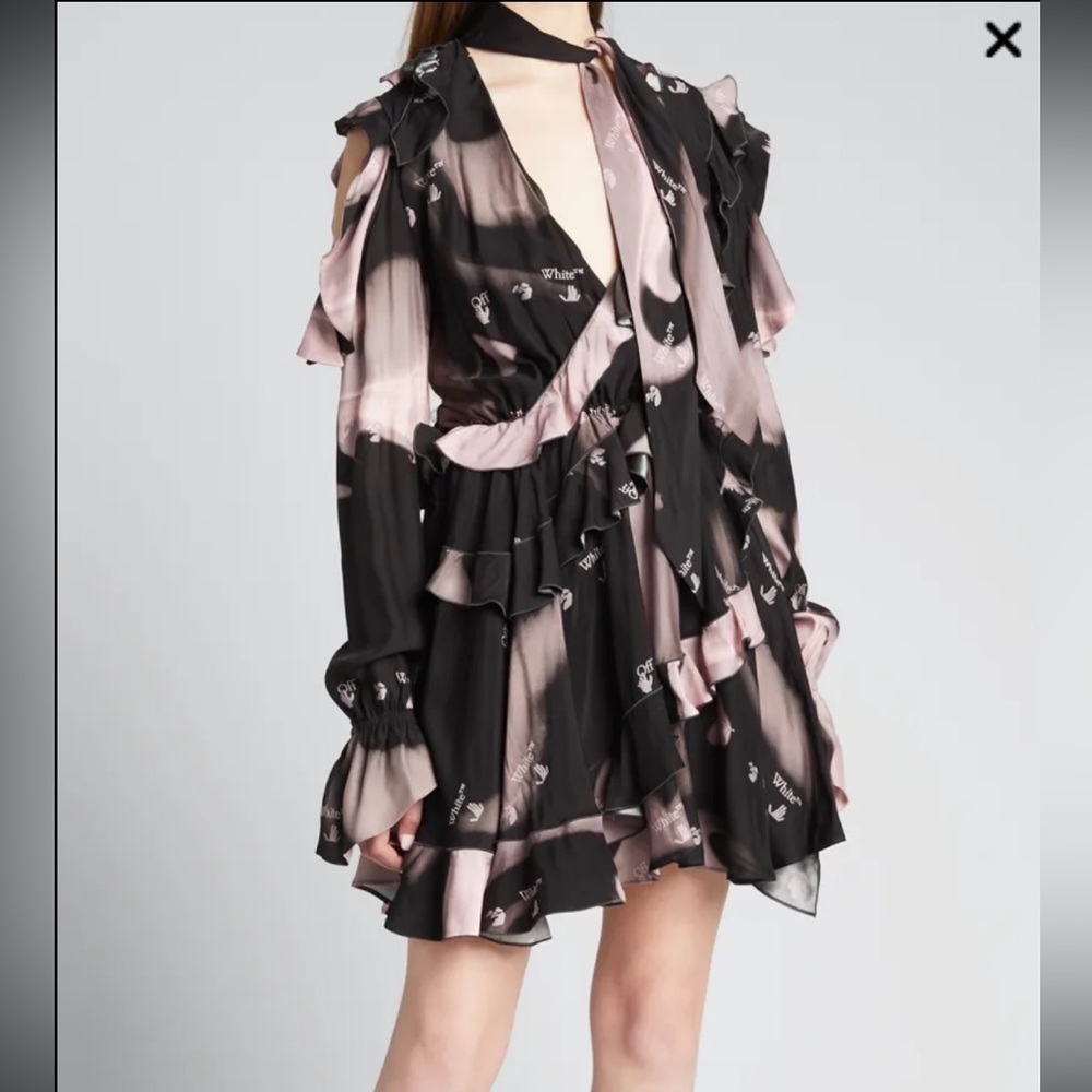 OFF-WHITE RUFFLE DRESS NWT - Picture 11 of 13